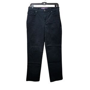 Gloria Vanderbilt Amanda Jeans Women's 8 Short Black Stretch Denim 30x27.5
